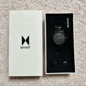 MVMT Black Link Watch
